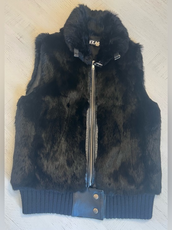Rizal Jackets & Blazers - Rizal France Black Fur Vest